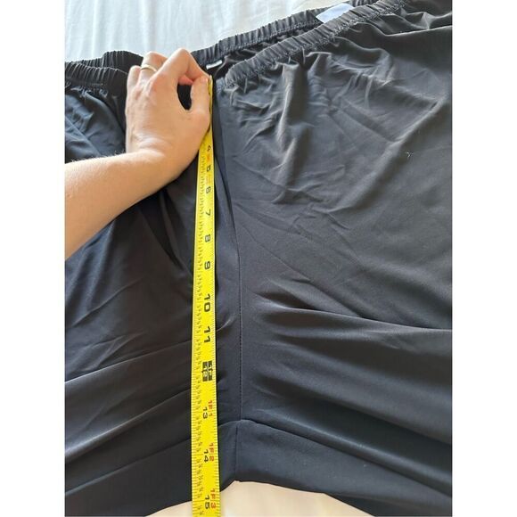 Bob Mackie Pants Black Wide Leg Pull On Stretch Casual Basic 3x - Picture 7 of 10